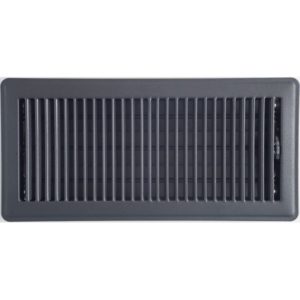 charcoal louvered floor vent