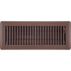 chocolate louvered floor vent